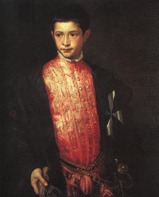 TIZIANO Vecellio Portrait of Ranuccio Farnese ar china oil painting image